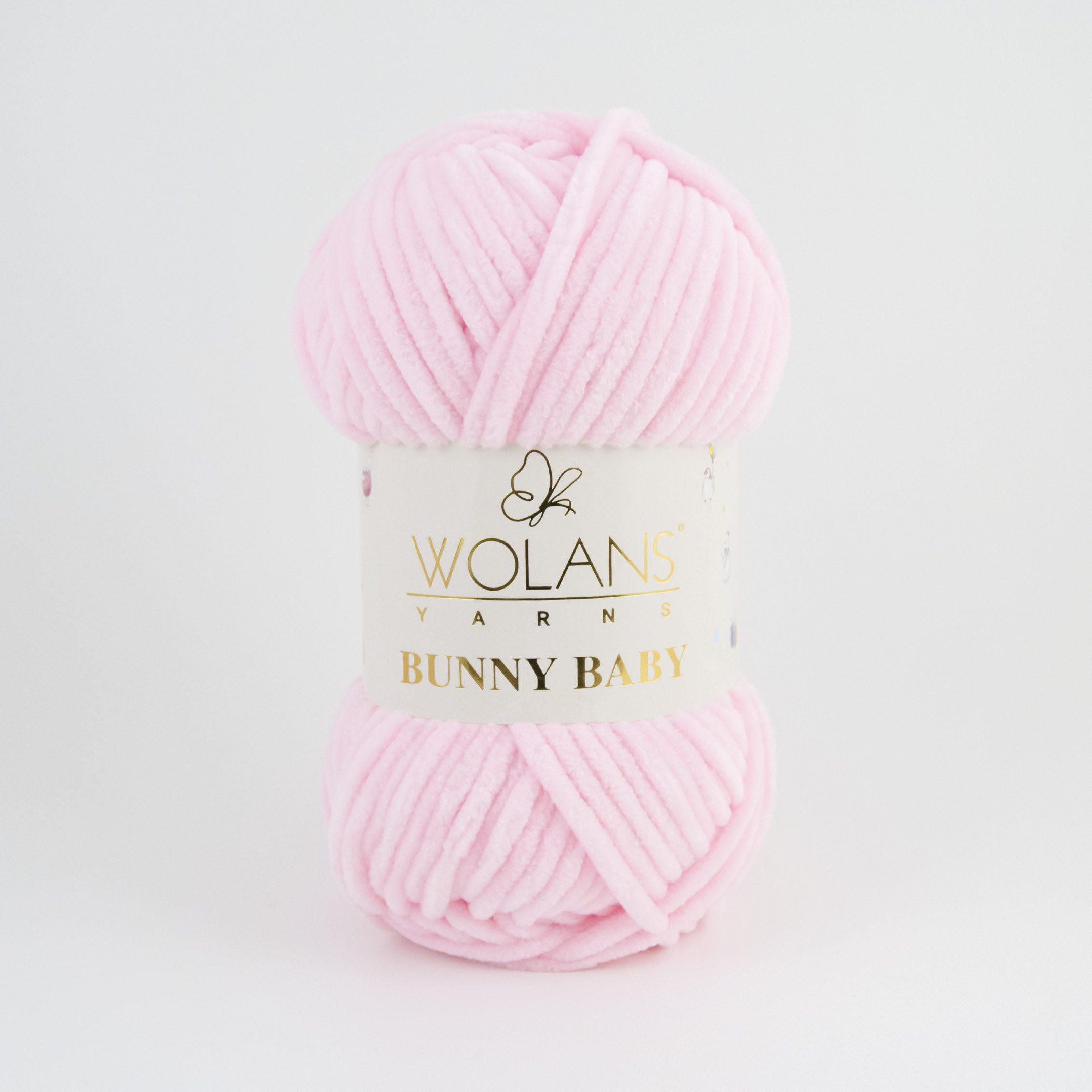 Bunny Baby Wolans fir pufos catifea ROZ 05