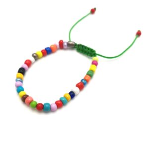 Brățară din mărgele multicolore pentru băieți