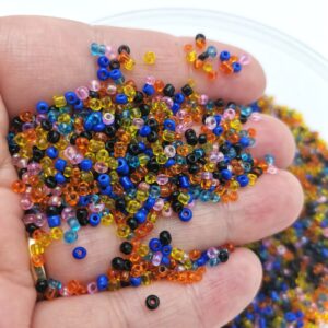 Margele de nisip mix multicolor cod M4 2 mm