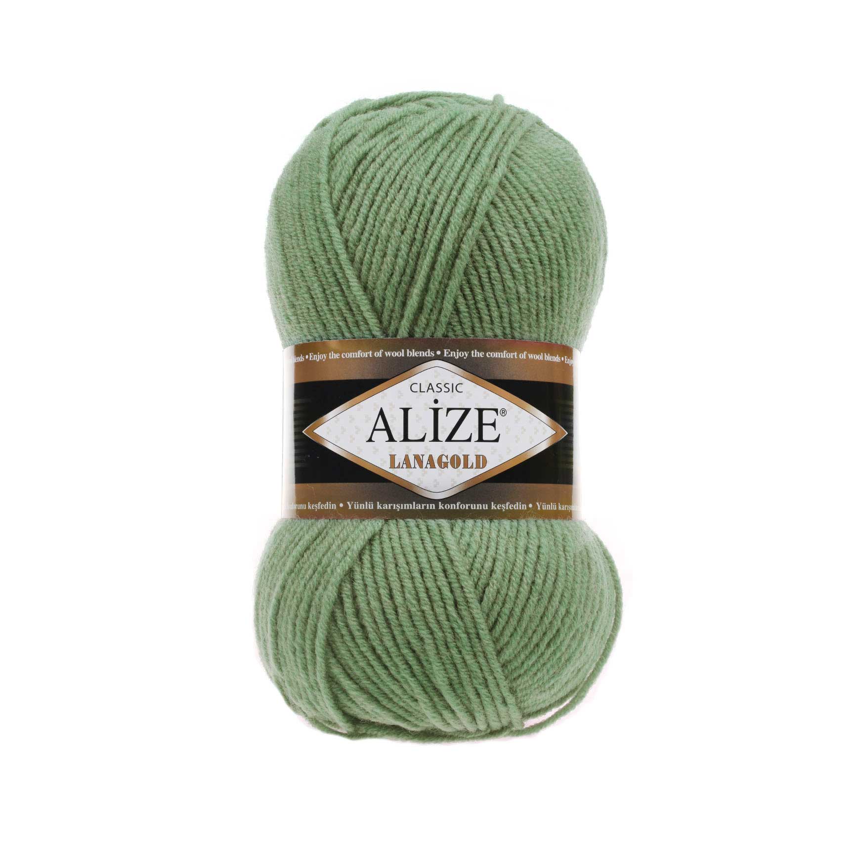 LanaGold Alize fir lana si acril verde 180