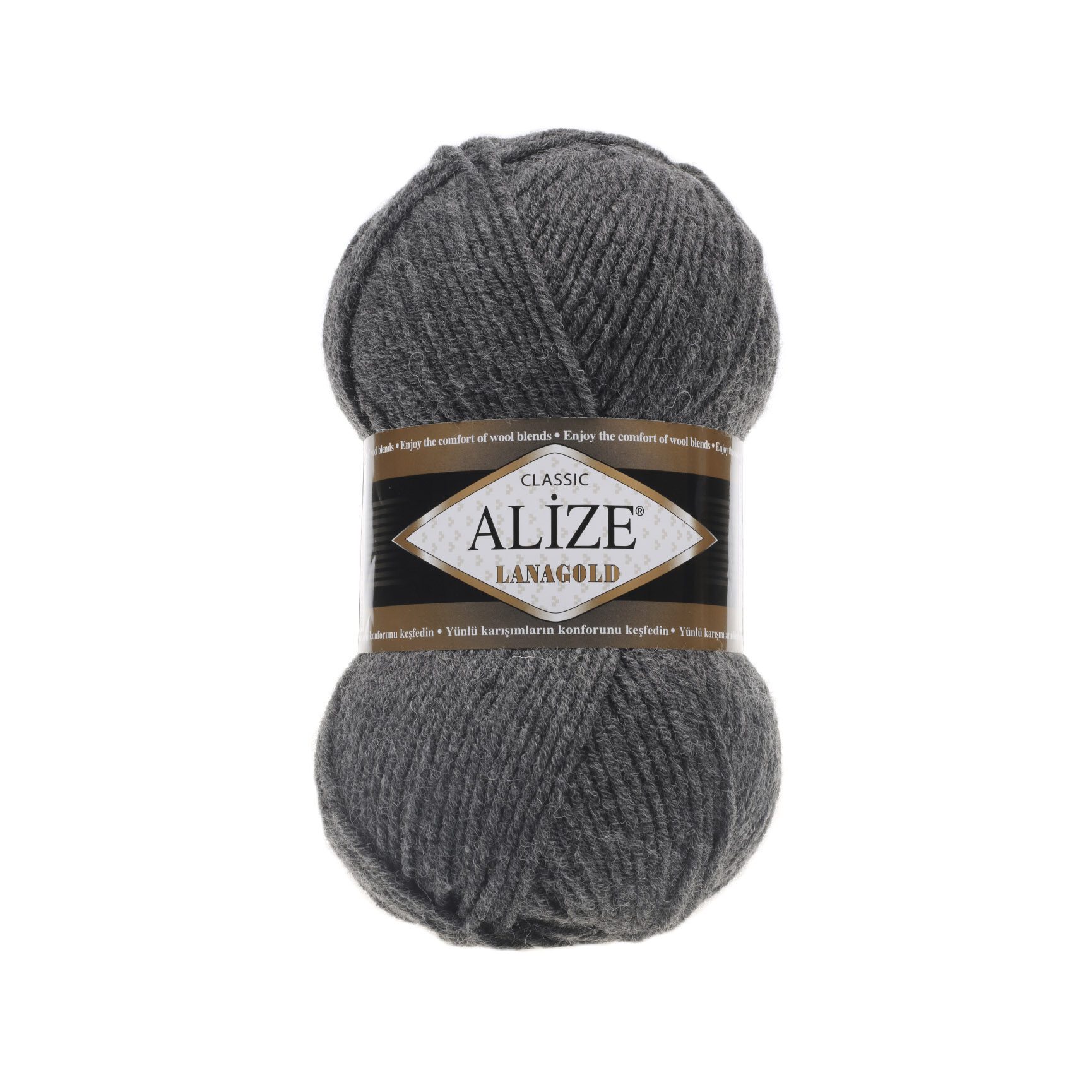 LanaGold Alize fir lana si acril gri 182
