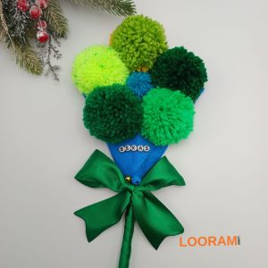 Sorcova vesela handmade cu ciucuri clopotei si nume - pe comanda(10)