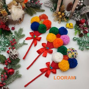Sorcova vesela handmade cu ciucuri clopotei si nume - pe comanda(3)