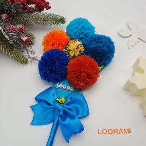 Sorcova vesela handmade cu ciucuri clopotei si nume - pe comanda(9)