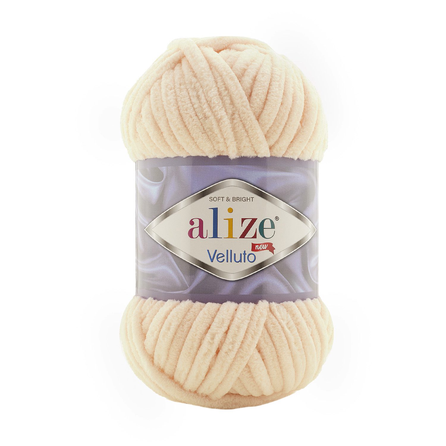 Velluto Alize fir pufos catifea crem miere 310