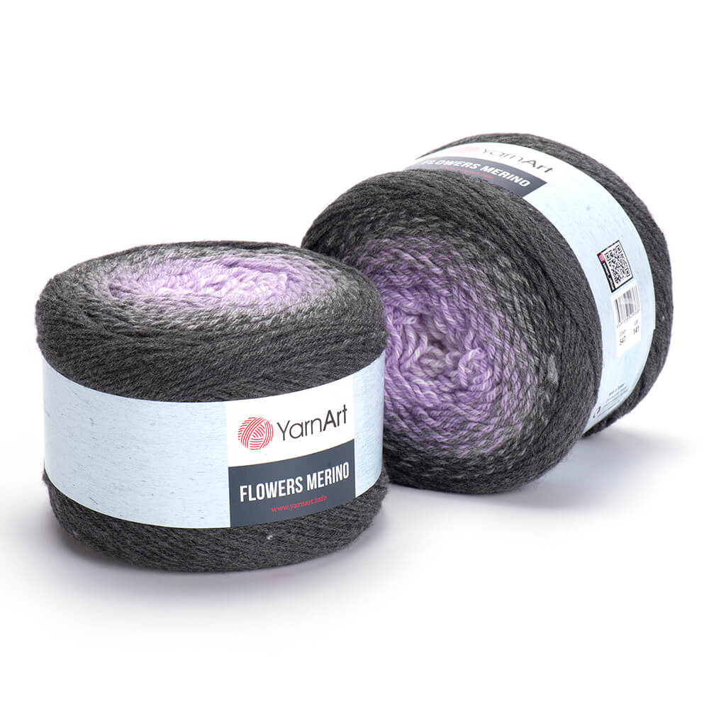 Flowers Merino YarnArt fir acril si lana multicolor 547