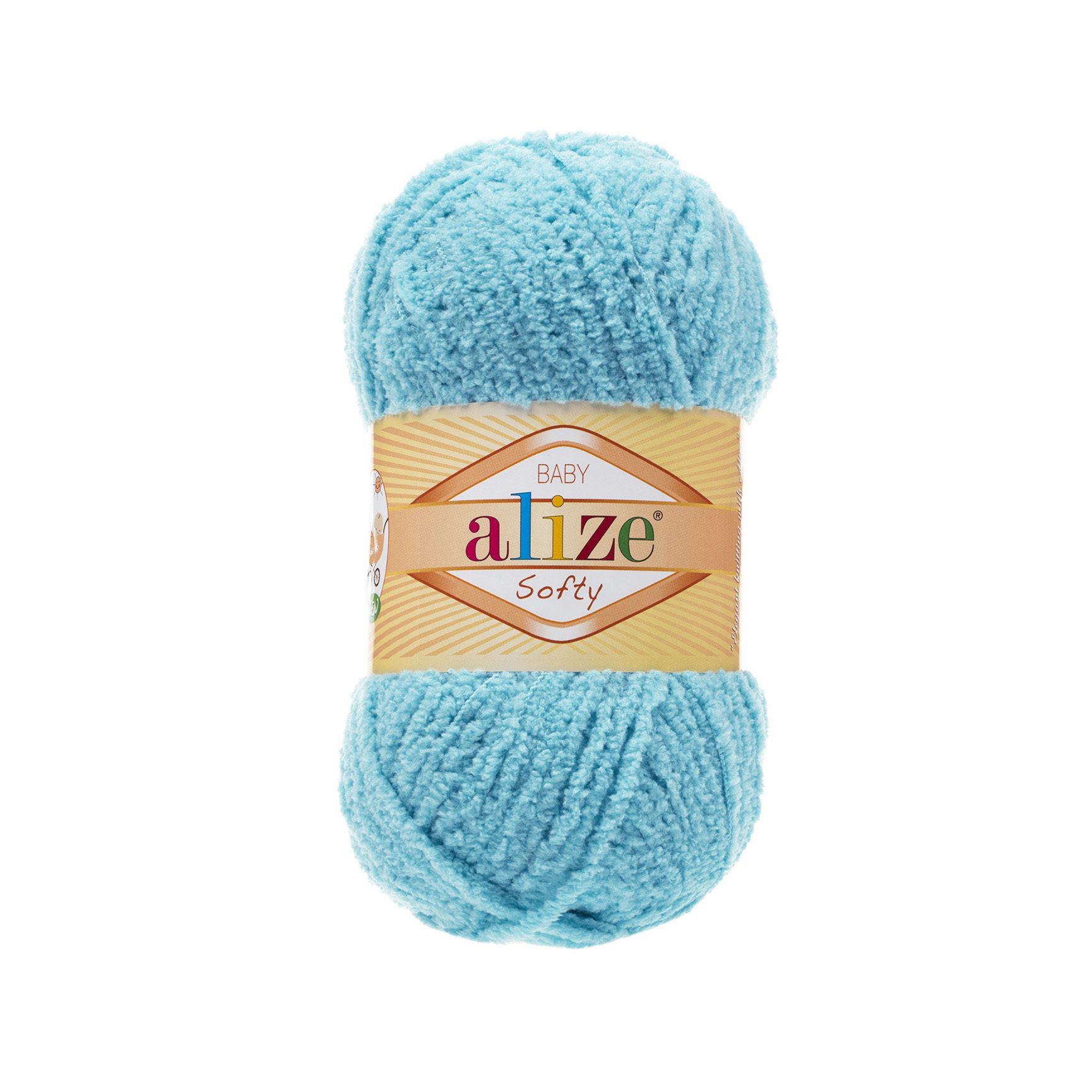 Baby Softy Alize fir pufos albastru 128