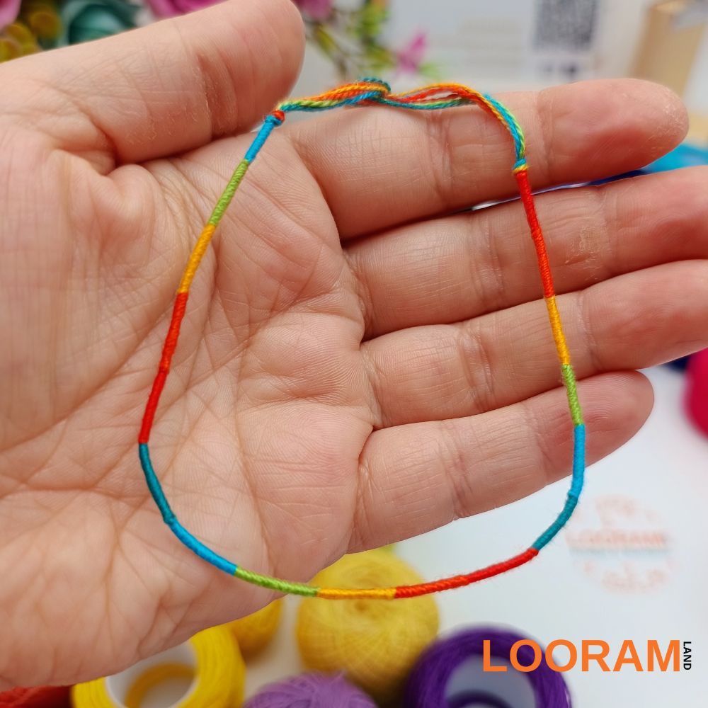 bratara din ata colorata realizata manual ca in vama veche (1)