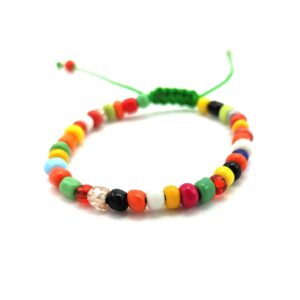 Brățară din mărgele multicolore pentru copii
