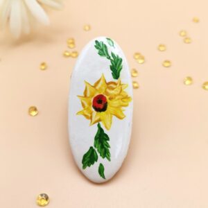 Brosa martisor Floarea Soarelui