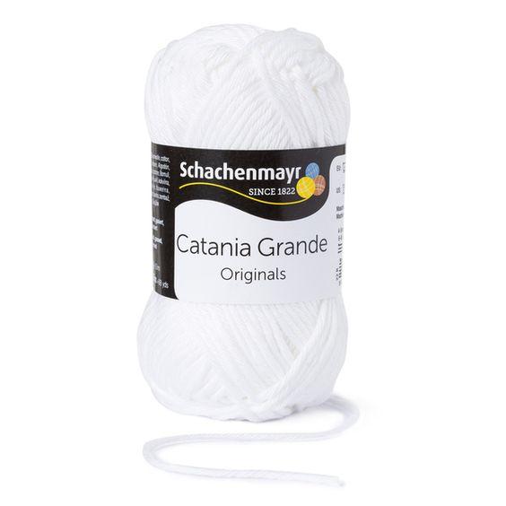 Catania Grande Schachenmayr fir bumbac mercerizat alb 3106