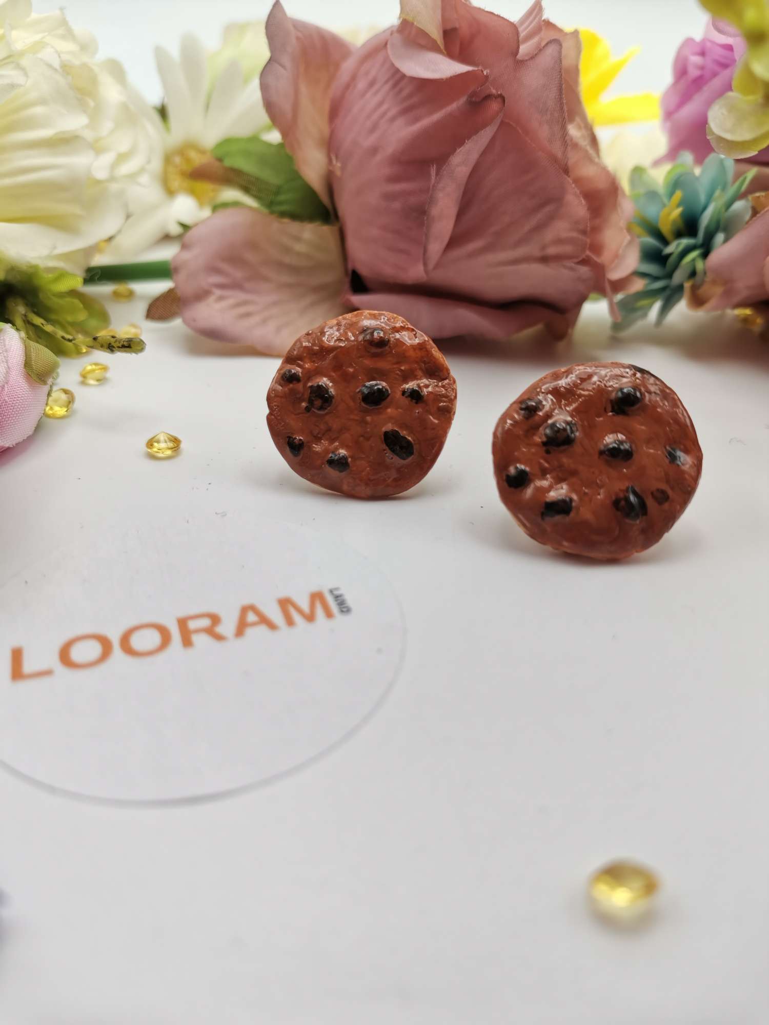 cercei biscuiti cu ciocolata handmade lucrati manual (2)
