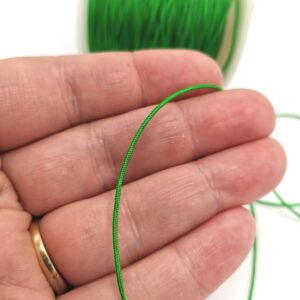 Snur shamballa verde 0.8 mm 10 m
