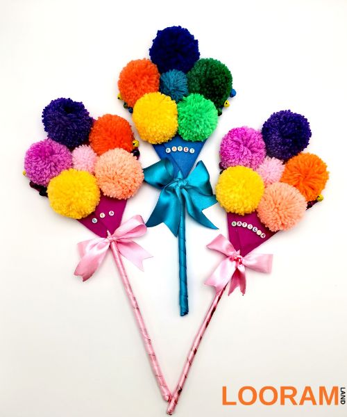 sorcove cu ciucuri Sorcova vesela handmade cu ciucuri clopotei si nume - pe comanda