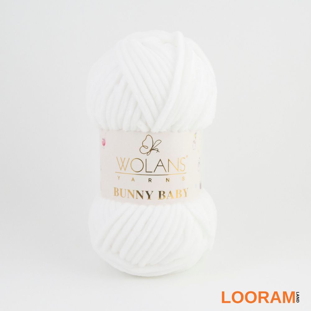 Bunny Baby Wolans fir pufos catifea alb 01