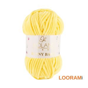 Bunny Baby Wolans fir pufos catifea Galben Lămâie 44