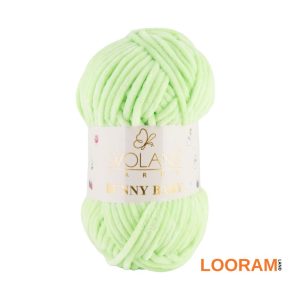Bunny Baby Wolans fir pufos catifea VERDE LIME 47