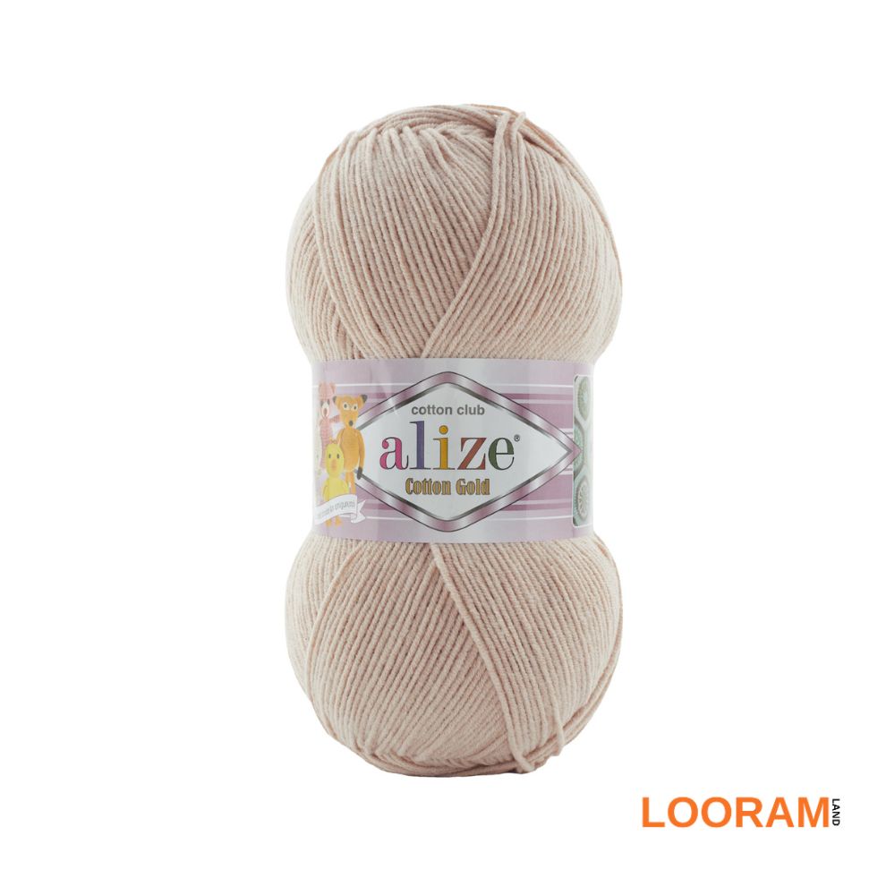 Cotton Gold Alize mix bumbac și acril Bej Cappuccino 314