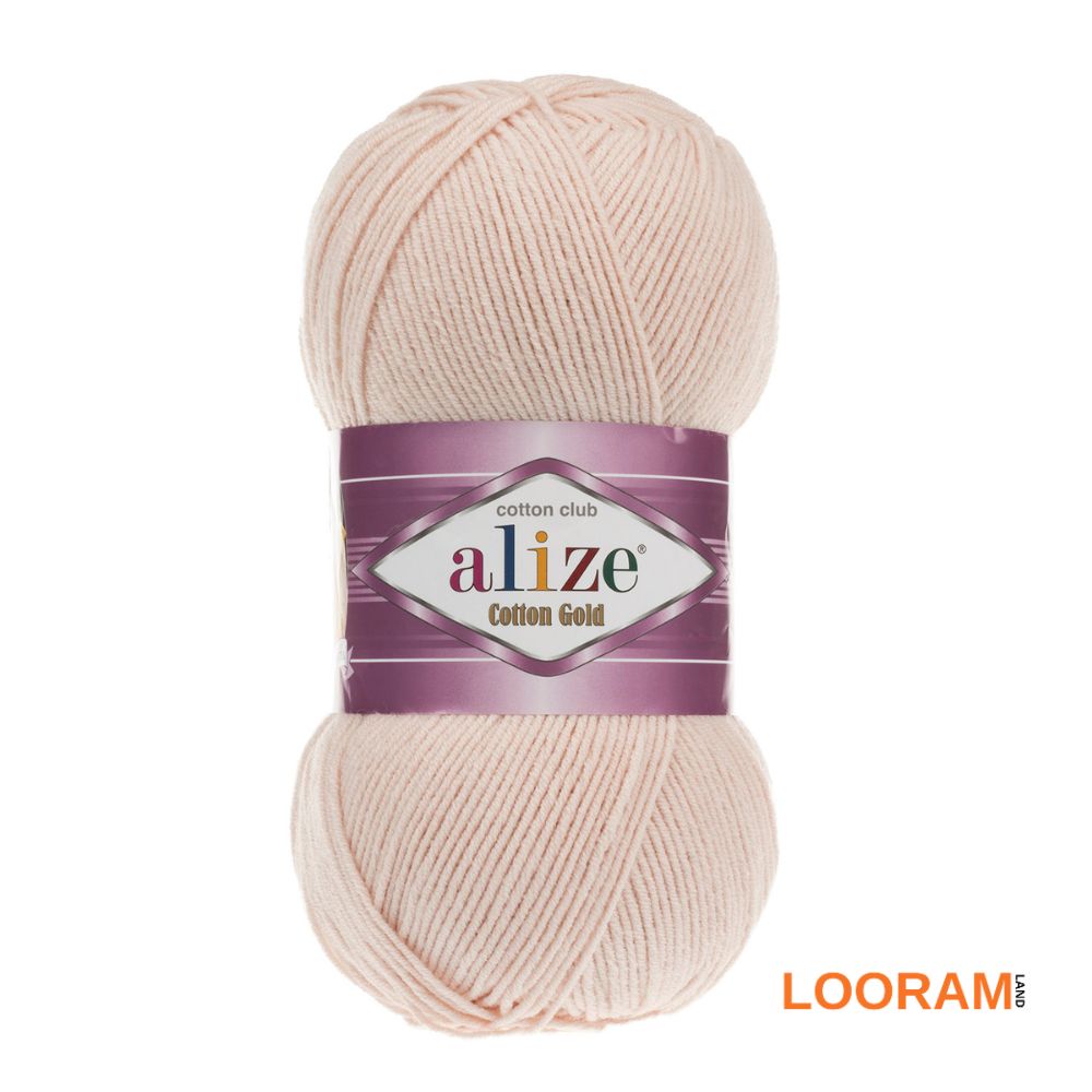Cotton Gold Alize mix bumbac și acril Piersică Deschisă 382