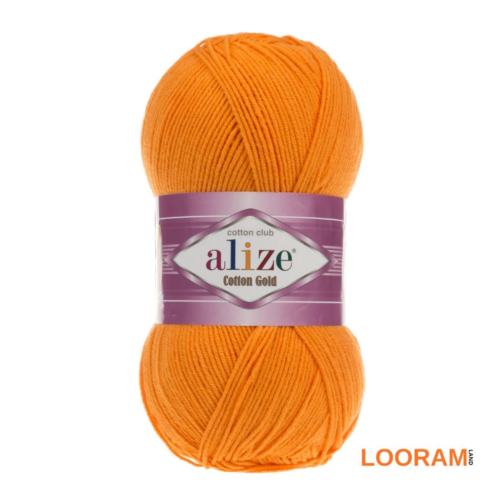Cotton Gold Alize mix bumbac și acril Portocaliu Dovleac 83