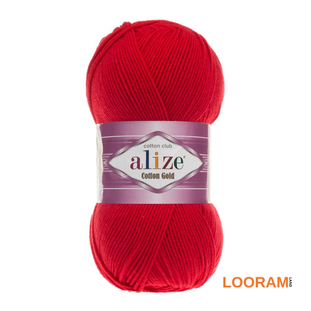 Cotton Gold Alize mix bumbac și acril Roșu 56