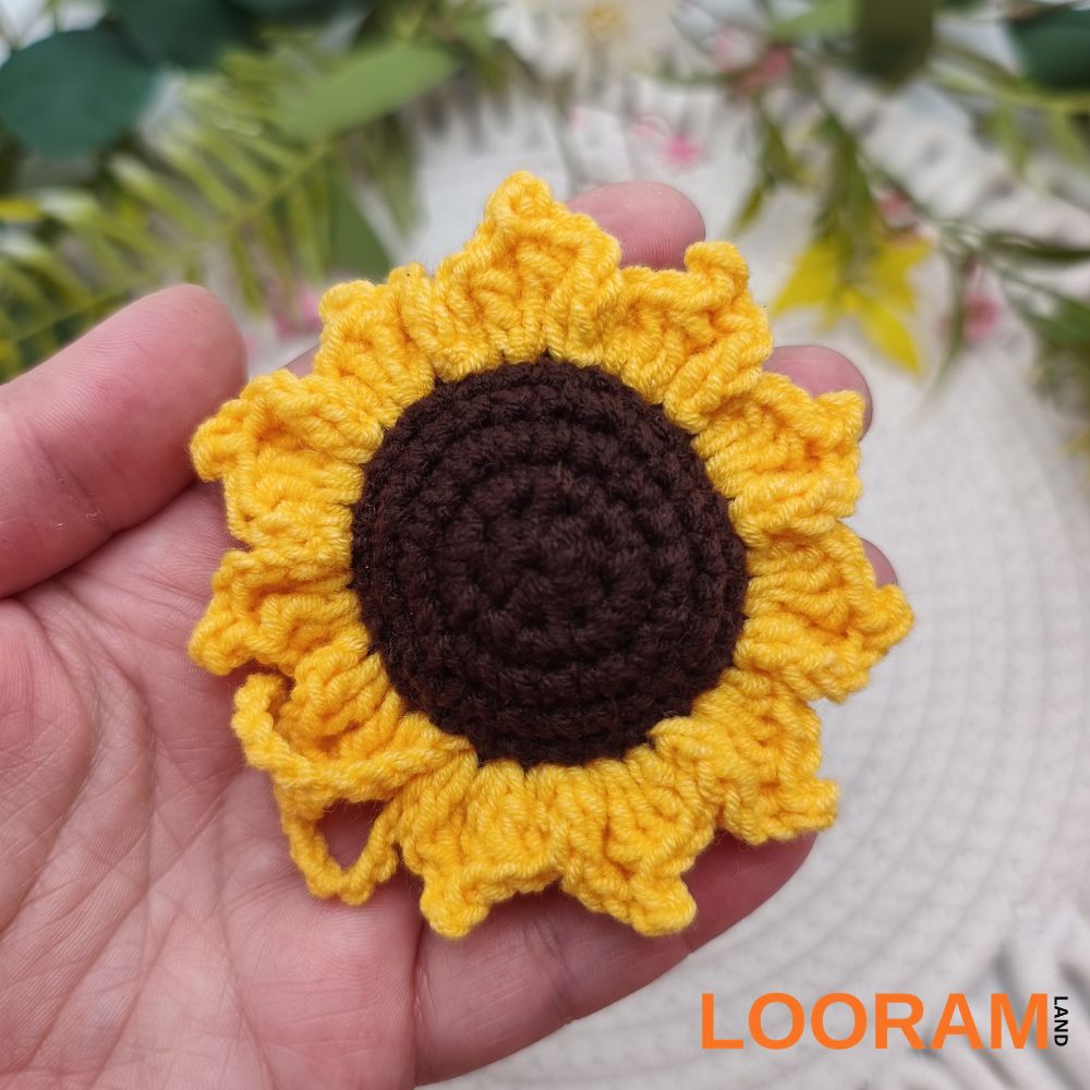 Breloc croșetat floare - pe comandă