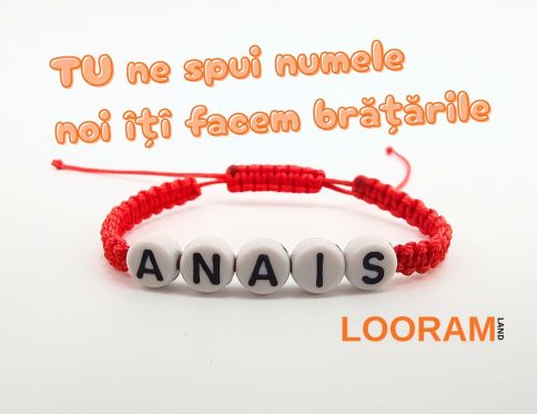 Brățară pentru BEBE personalizată cu NUME - pe comandă