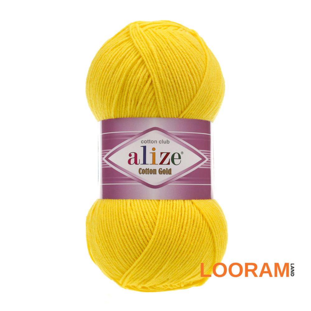 Cotton Gold Alize mix bumbac și acril Galben 110