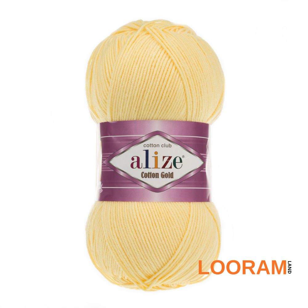 Cotton Gold Alize mix bumbac și acril Galben 187