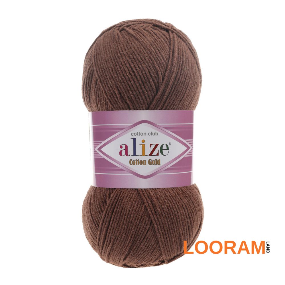 Cotton Gold Alize mix bumbac și acril Maro 493