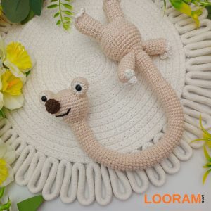 Sid jucărie croșetată - accesoriu pentru geantă - model 2 - pe comandă (1)