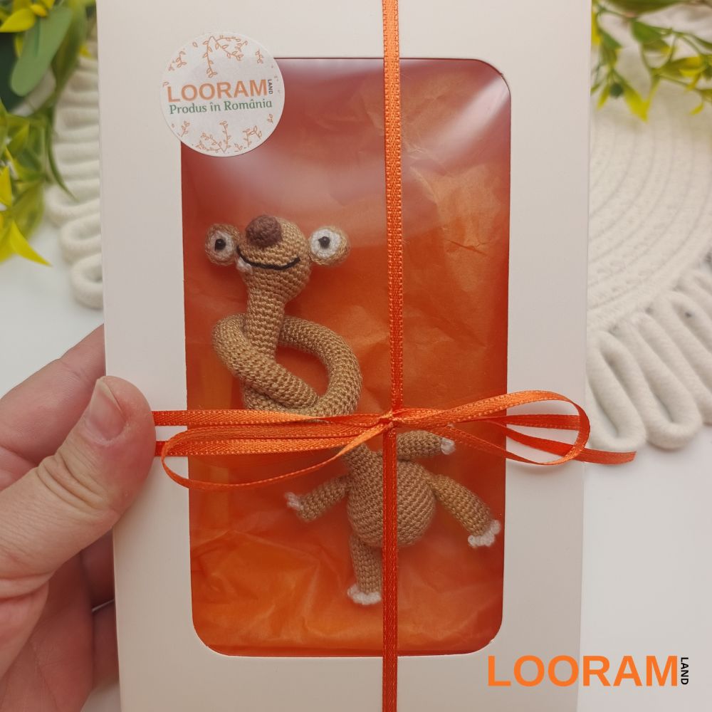Sid jucărie croșetată - accesoriu pentru geantă - pe comandă